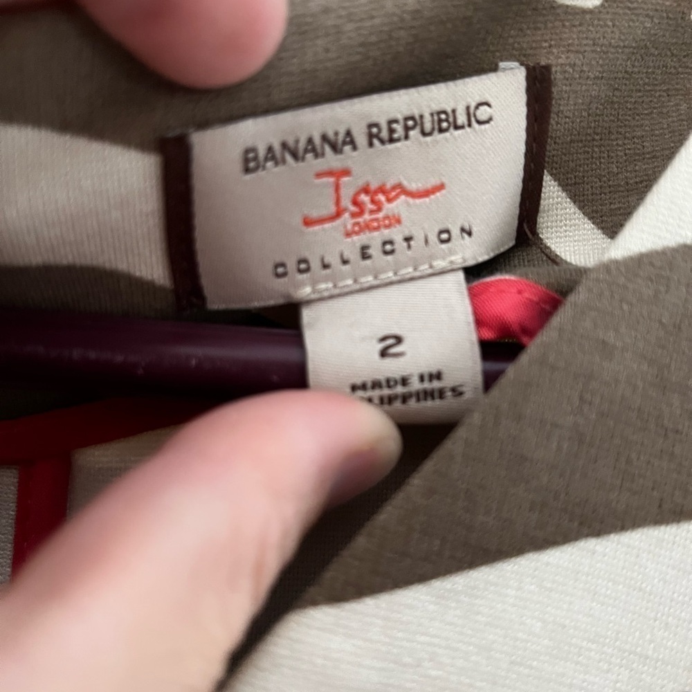 Banana Republic Zebra Print Midi Dress - Picture 5 of 5